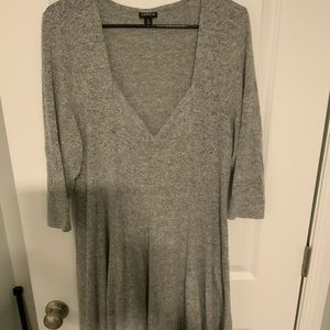 Super soft calf length dress!